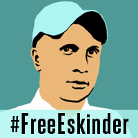 Imagen de la campaña Free Eskinder (Libertad para Eskinder).