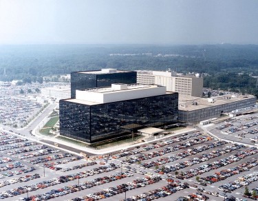 National Security Agency headquarters, Fort Meade, Maryland. Photo via Wikipedia Commons.