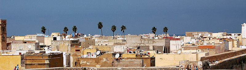View on the medina of Casablanca in Morocco. Photo by Pawel Ryszawa via Wikimedia Commons (CC BY-SA 2.0)