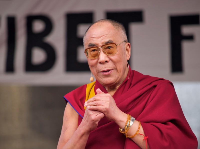 The Dalai Lama speaking in Berlin. Photo by Jan Michael Ihl via Fotopedia (CC BY NC SA 2.0)