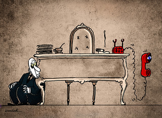 كاريكاتير دعاء العدل: الويب الذي نريد.
