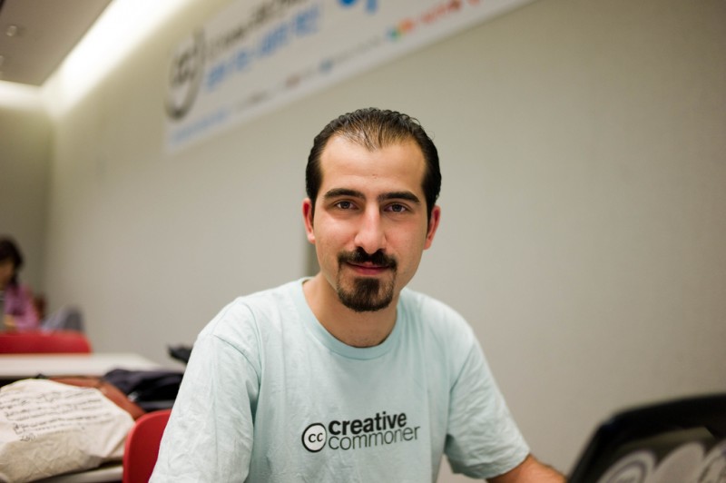 Bassel "Safadi" Khartabil. Photo de Joi Ito via Flickr (CC BY 2.0)