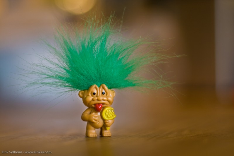 Troll doll photo by Erik Solheim via Flickr (CC BY-SA 2.0)
