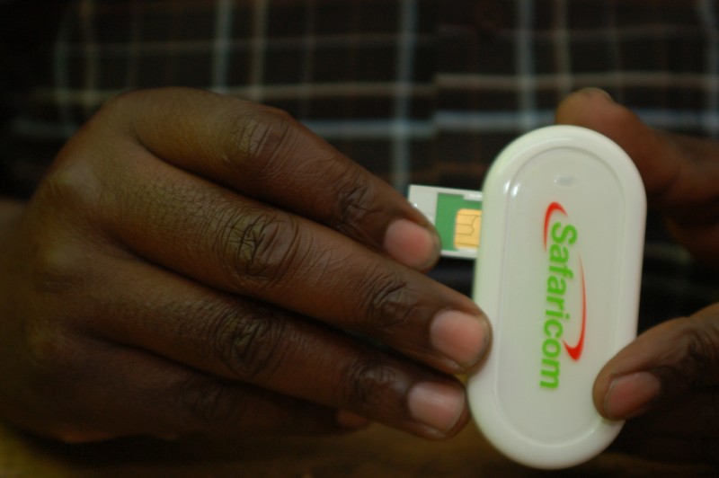 Safaricom broadband dongle. Photo by Erik Hersman via Flickr (CC BY 2.0)