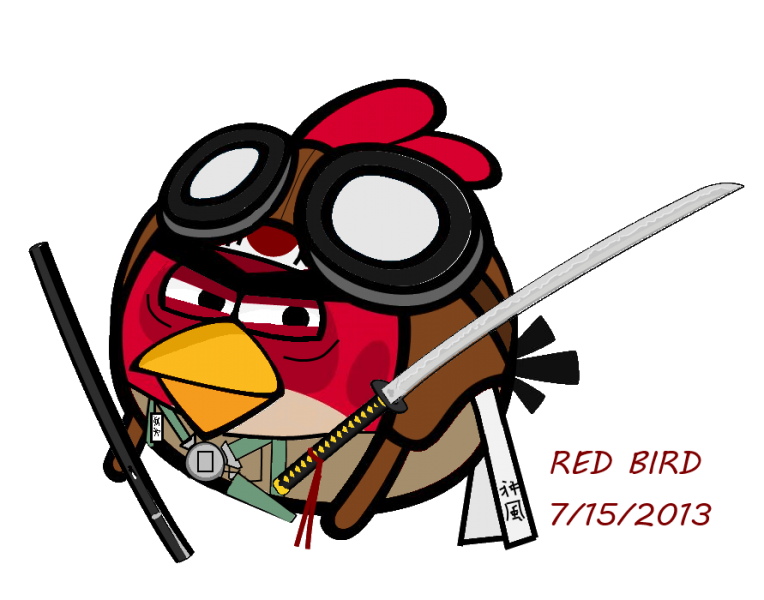 Red bird pilot by fORCEMATION via deviantart.com (CC BY 3.0)
